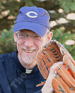 fr-ross-burkhalter-i-80-collar-series-elgin-review-2015_7779 Fr. Ross Burkhalter will wear #3 tomorrow in the I-80 Collar Series softball game. E-R photo