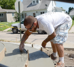 cinderella-steps-elgin-public-school-ben-dworak_3200 Ben Dworak with B & S Concrete of Petersburg. Elgin Review