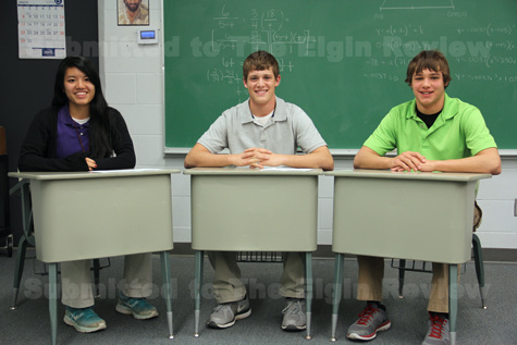 karissa-scott-seth Karissa Dicke, Scott Moser and Seth Schumacher. Photo submitted