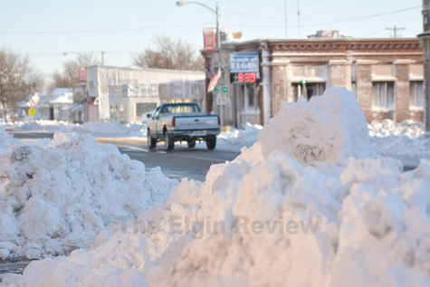 snowstorm_5534 Downtown Elgin, Nebraska is cleaning up following latest snow storm. The Elgin Review